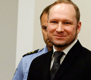 Asesino de Oslo, condenado a 21 años de cárcel