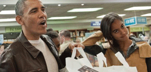 Obama compra en conocida librería de Washington
