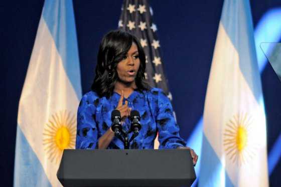 Con estas palabras, Michelle Obama les habló a las mujeres argentinas