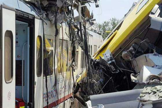 En grave estado de salud 18 de los 30 heridos en accidente de trenes en Italia