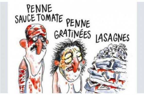Sátira por terremoto en Italia ¿Se pasó Charlie Hebdo?