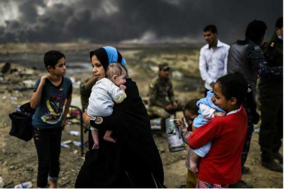 Más de 7.000 desplazados deja ofensiva para liberar Mosul de Estado Islámico