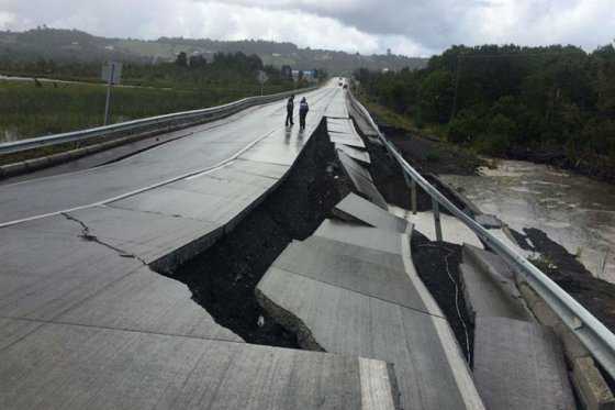 Incomunicada por tierra isla grande de Chiloé tras terremoto en Chile