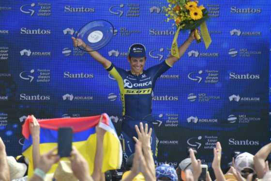 Esteban Chaves finaliza segundo el Tour Down Under