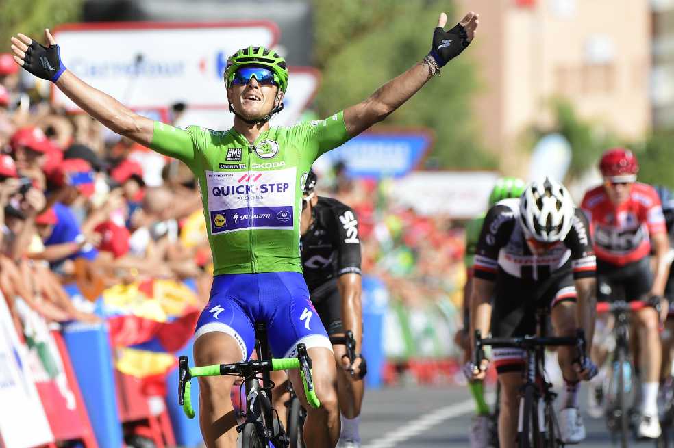 Matteo Trentin logró su tercera victoria en la Vuelta a España