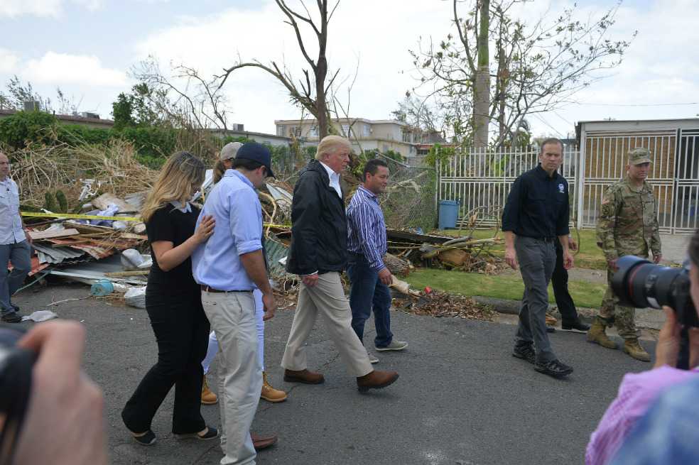 Según Trump, Puerto Rico no vive una «catástrofe real» como la de Katrina