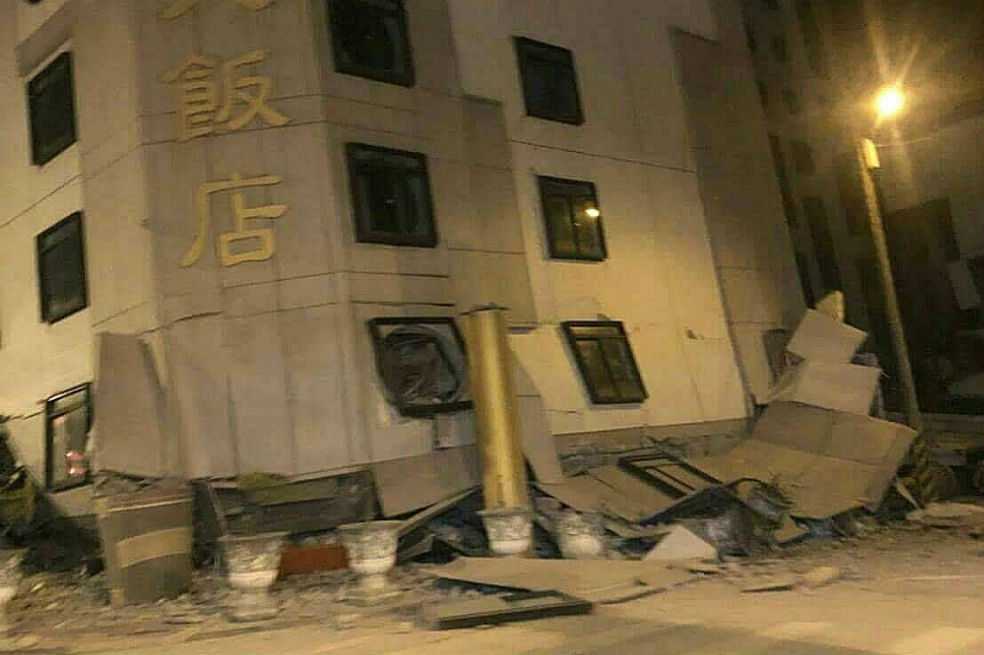 Terremoto de magnitud 6,4 sacude isla de Taiwán