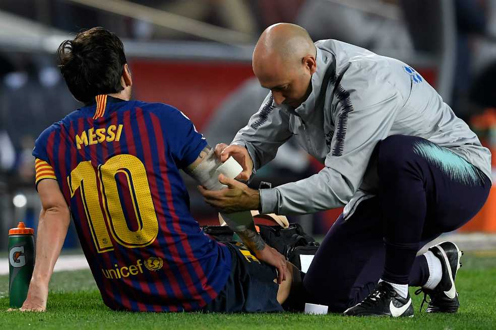 Messi ya comenzó su recuperación