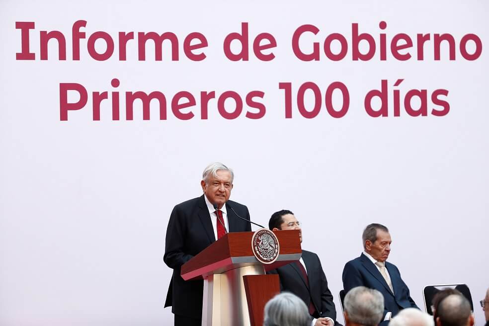 Los primeros 100 días de gobierno de AMLO en México