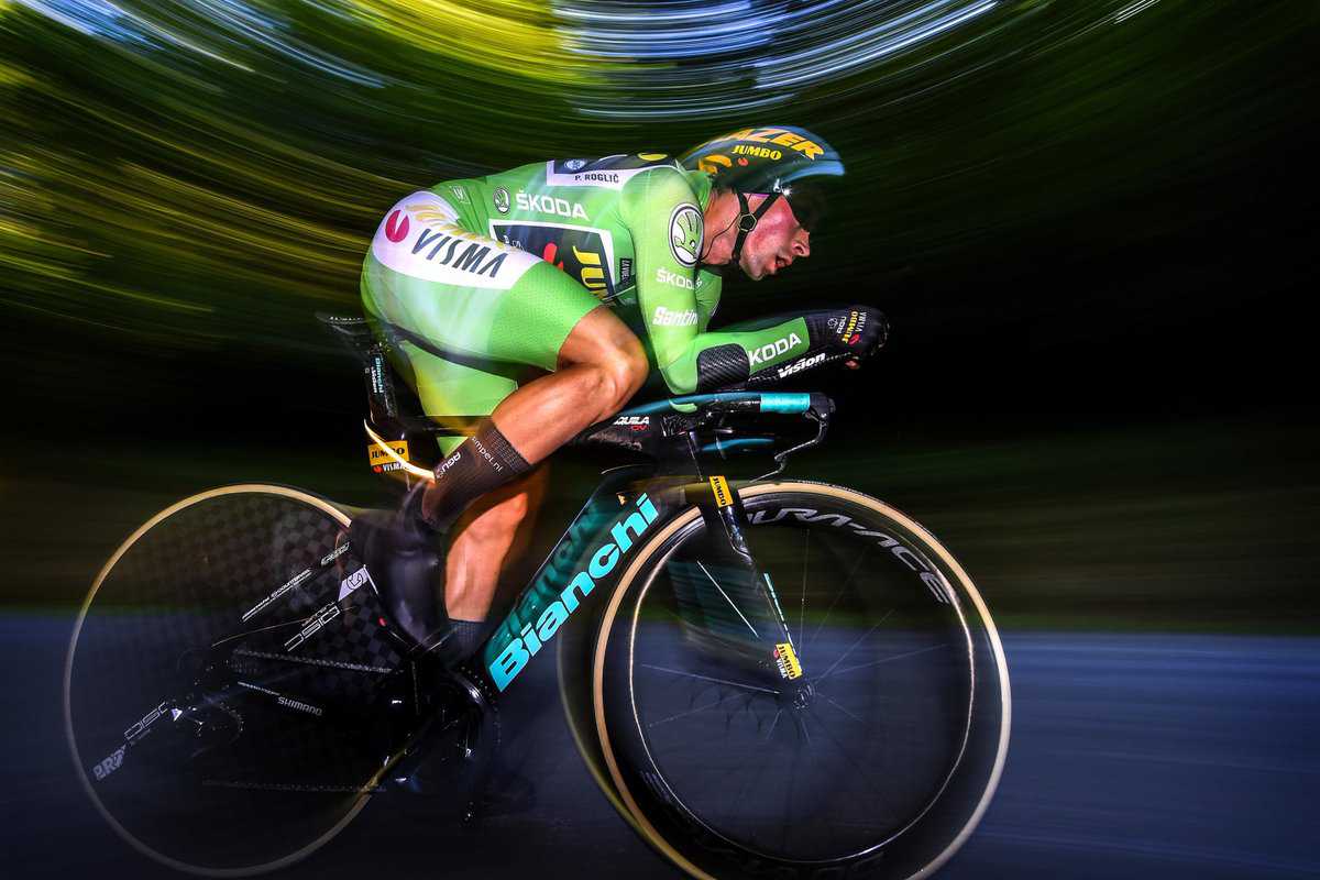 Primoz Roglic voló en la contrarreloj y es el nuevo líder de La Vuelta a España