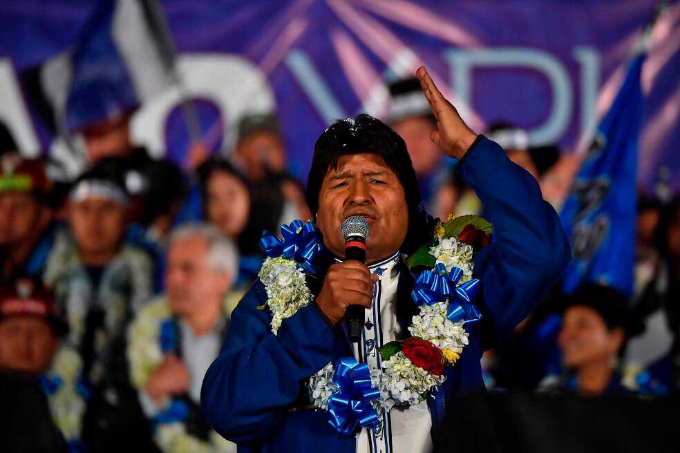 Evo Morales, cerca de eludir la segunda vuelta en Bolivia