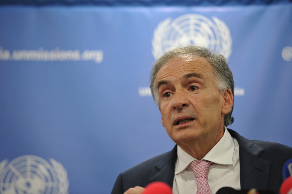 Jean Arnault, enviado de la ONU para ayudar a solucionar crisis en Bolivia