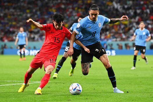 Uruguay chocó con la dura Corea del Sur y debutó con empate en Catar 2022