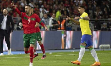 Marruecos sorprendió a Brasil y lo derrotó en un partido amistoso