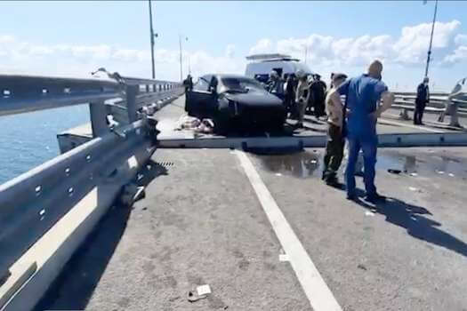 Ataque en Crimea: otro golpe en puente clave para la logística bélica rusa