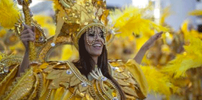 La samba de Sao Paulo marca el ritmo del carnaval en Brasil