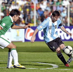Argentina empató con Bolivia y puso un pie en el Mundial de Brasil 2014