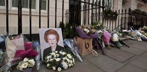 El mundo llora la muerte de Margaret Thatcher -FOTOS