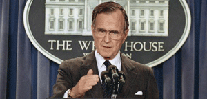 Expresidente George H.W. Bush hospitalizado por problemas respiratorios