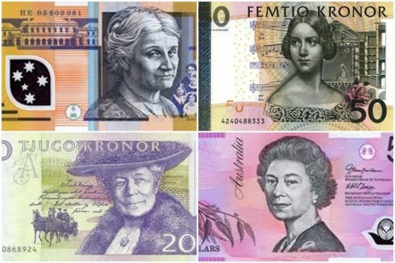 Mujeres ganan espacio en los billetes