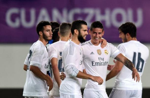 Real Madrid gana 3-0 al Inter con gran gol de James Rodríguez
