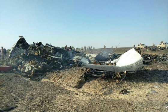 Hallan caja negra de avión ruso siniestrado en Egipto