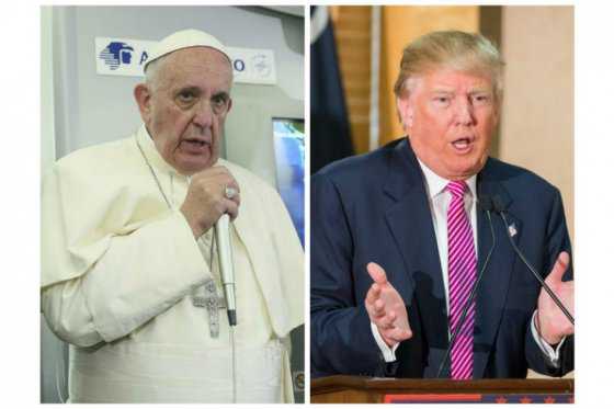 Rifirrafe entre el papa Francisco y Donald Trump