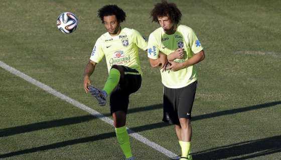 Marcelo y David Luiz, ausentes en lista provisional de Brasil para la Copa América