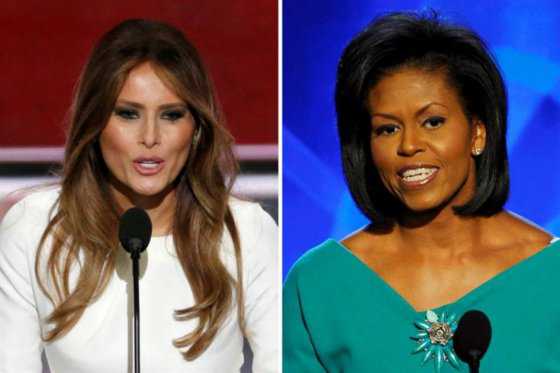 Acusan a esposa de Trump de haber plagiado discurso de Michelle Obama