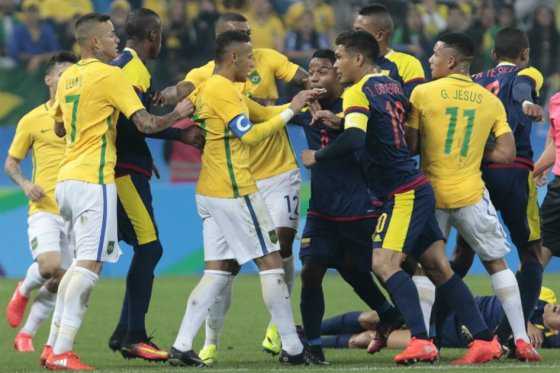 Colombia-Brasil, con un pasado reciente lleno de roces y polémicas