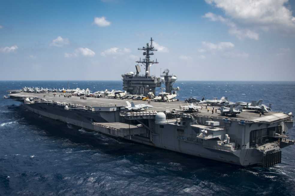 Portaaviones norteamericano llegará al Mar de Japón en cuestión de días