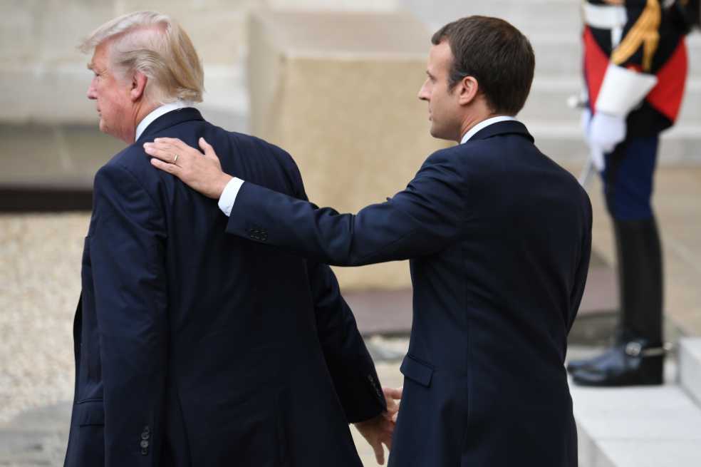 Trump y Macron: los nuevos mejores amigos (por conveniencia)