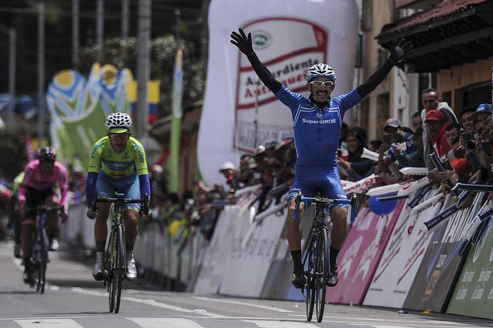 José Serpa ganó la séptima etapa de la Vuelta en Sopó