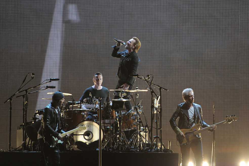 El concierto de U2 en Bogotá