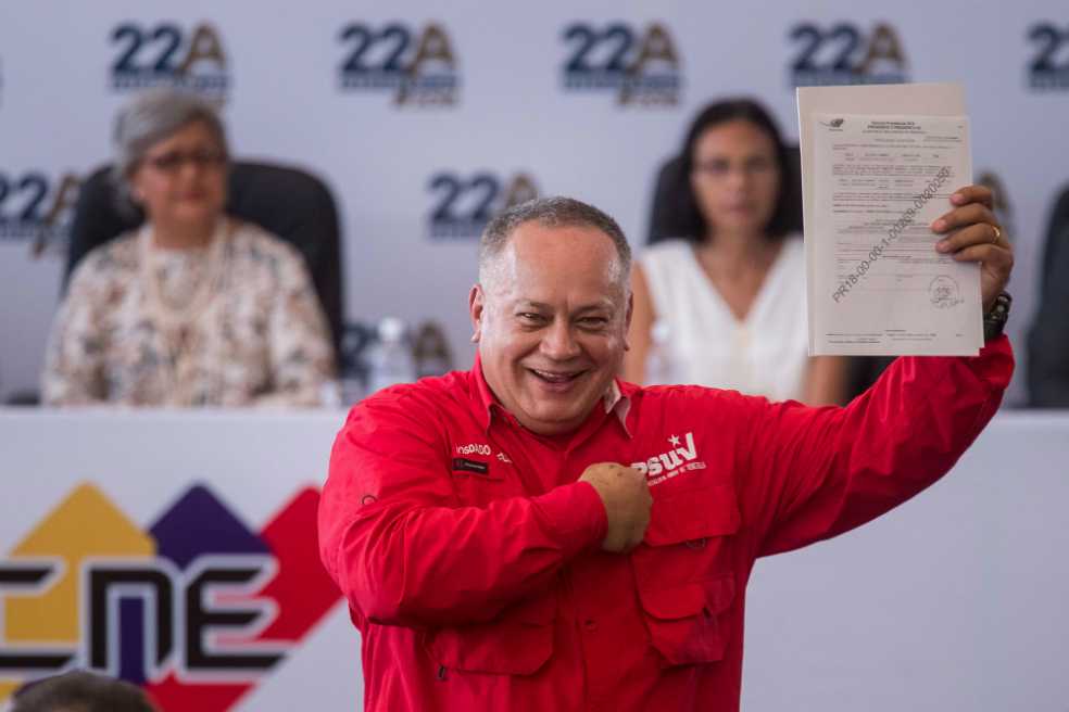 EE.UU. impone más sanciones contra Diosdado Cabello