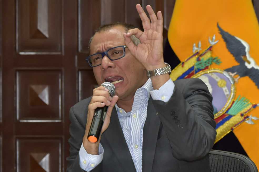Jorge Glas demanda al presidente de Ecuador por haberlo destituido