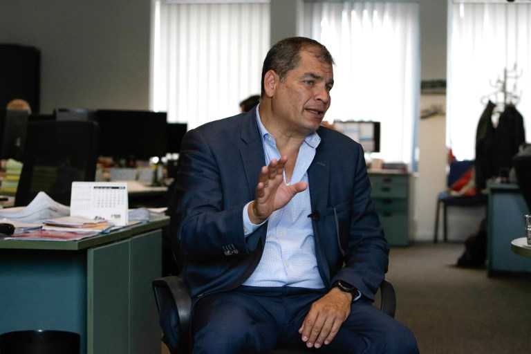 Correa denuncia complot del gobierno de Ecuador detrás de orden de detención