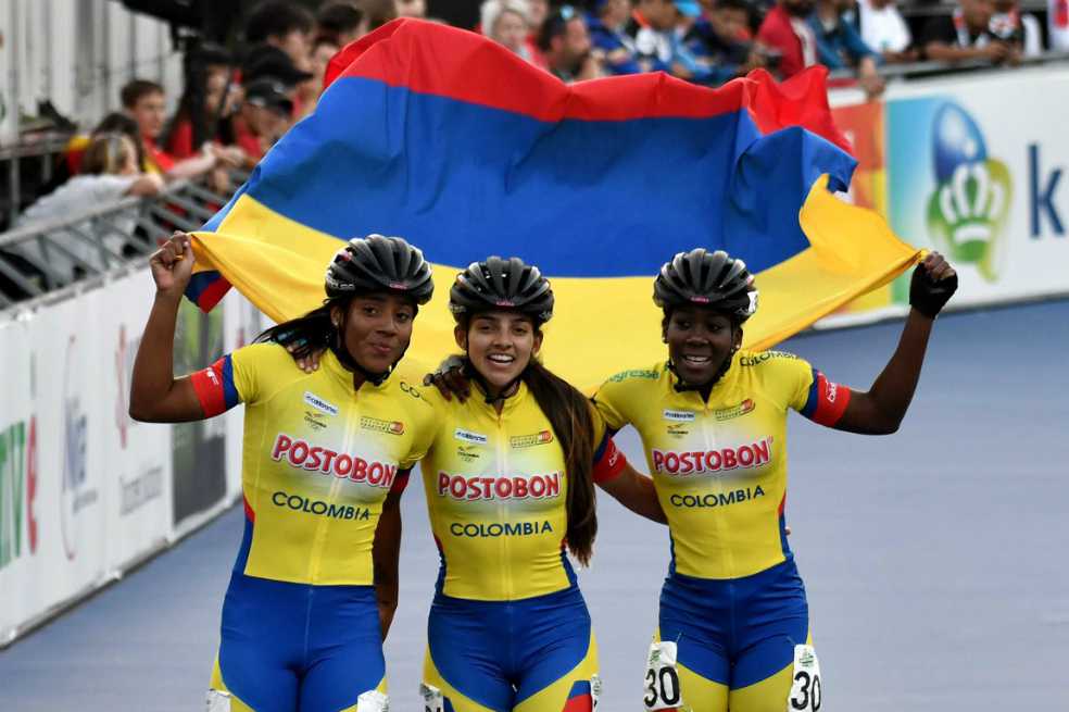 Colombia ganó el título en la pista del Mundial de Patinaje