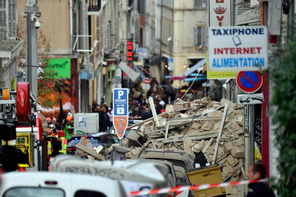 Cuatro muertos y varios desaparecidos tras derrumbe de dos edificios en Marsella