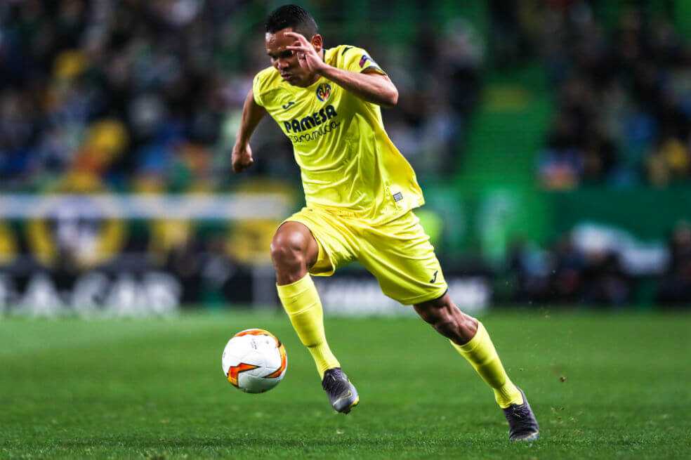 Carlos Bacca, 90 minutos en el triunfo del Villarreal por Europa League