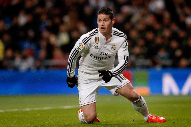 James Rodríguez no fue convocado para amistoso de Real Madrid