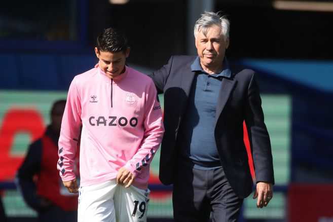 “James está en buenas condiciones”: Carlo Ancelotti