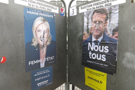 Macron y Le Pen se disputan los votos de izquierda, pero ninguno parece convencer