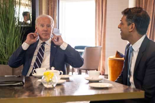 Joe Biden y Rishi Sunak hablaron de paz, economía y sobre la guerra en Ucrania