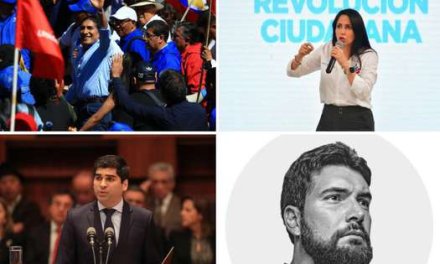 El “Bukele ecuatoriano” y otras figuras de la campaña a la presidencia en Ecuador