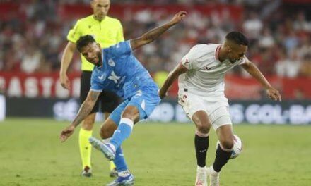 Video: Luis Suárez anotó el único gol de Almería en la derrota frente a Sevilla