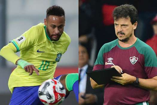 Neymar elogió al DT de Brasil y Fluminense: “Diniz es de los mejores del mundo”