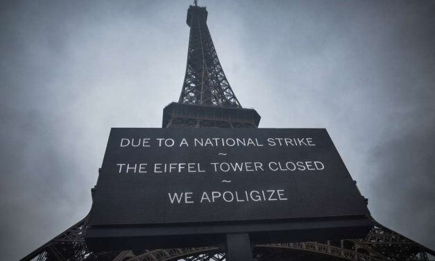Se cumplen tres días del cierre de la torre Eiffel por huelga del personal